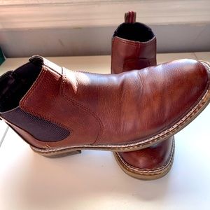 Men’s Brown Faux Leather Boots